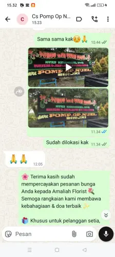 Testimonial Papan Bunga cibubuan
