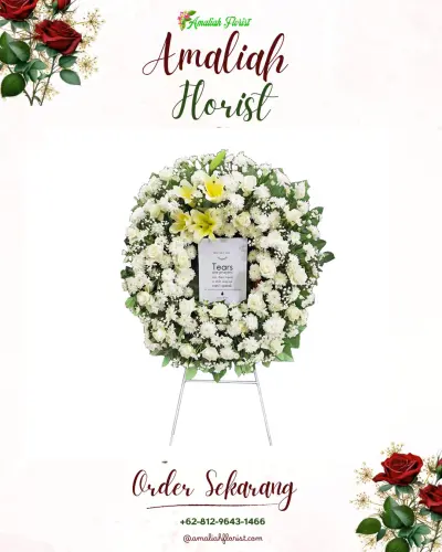 Krans Bunga Duka Cita cibubuan